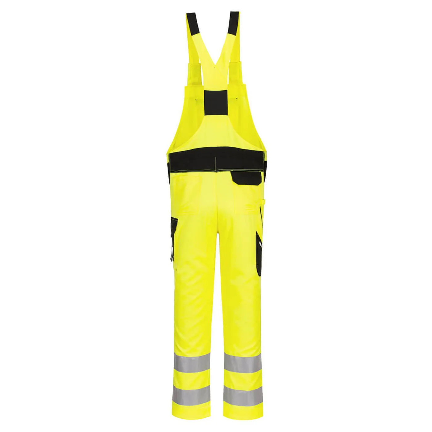 PW244 - Pantaloni PW2 HiVis cu bretele / Portwest / Pantaloni, salopete, colanți