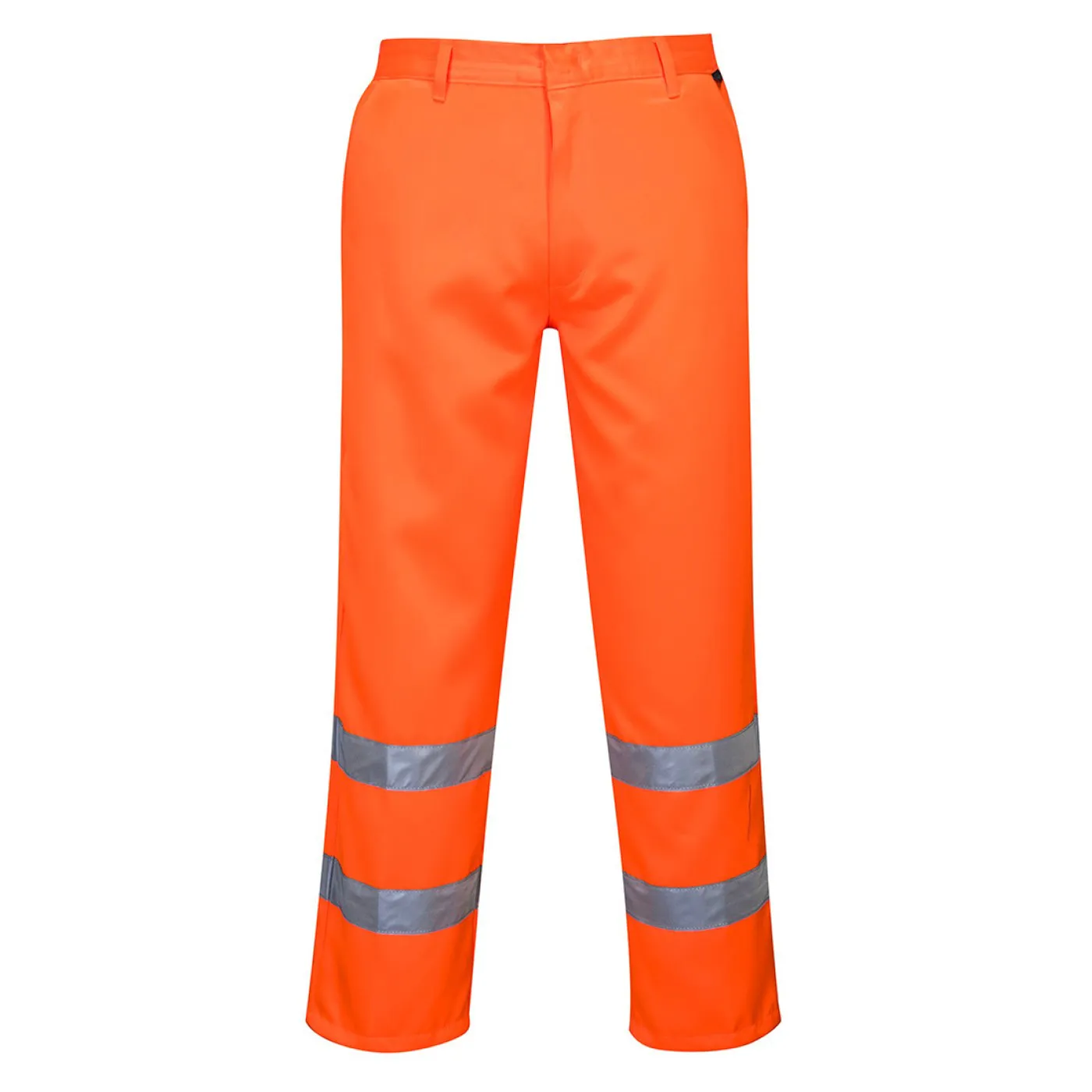 E041 - Pantaloni HiVis polibumbac / Portwest / Pantaloni, salopete, colanți