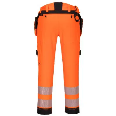 DX442 - Pantaloni DX4 HiVis cu buzunare detașabile / Portwest / Pantaloni, salopete, colanți