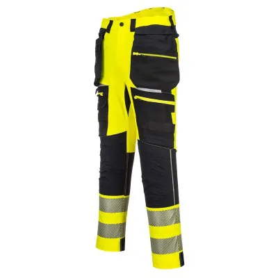 DX442 - Pantaloni DX4 HiVis cu buzunare detașabile / Portwest / Pantaloni, salopete, colanți