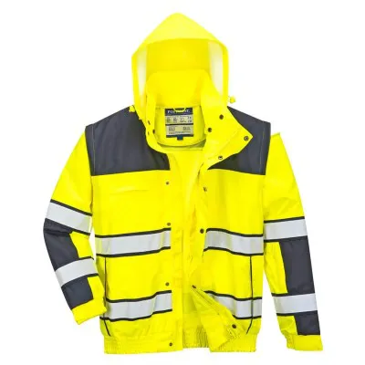 C466 - Jachetă HiVis Bomber Classic 3-in-1 / Portwest / Jachete și geci