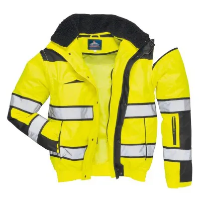 C466 - Jachetă HiVis Bomber Classic 3-in-1 / Portwest / Jachete și geci