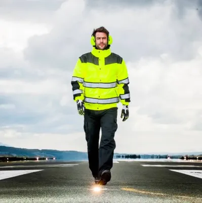 C466 - Jachetă HiVis Bomber Classic 3-in-1 / Portwest / Jachete și geci