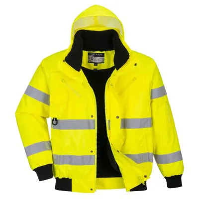 C467 - Jachetă HiVis Bomber 3-in-1 / Portwest / Jachete și geci
