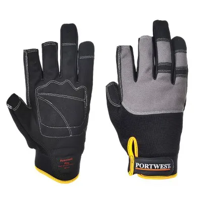 A740 - Mănuși Powertool Pro - High Performance / Portwest / Mănuși de protecție din piele sintetică cu textil