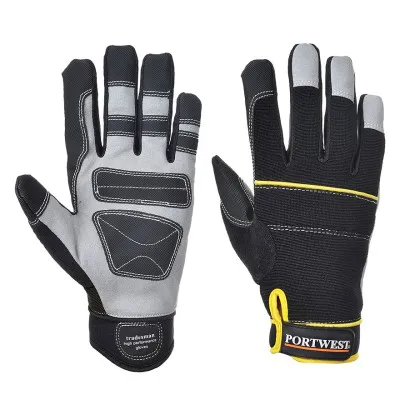 A710 - Mănuși Tradesman – High Performance / Portwest / Mănuși de protecție din piele sintetică cu textil