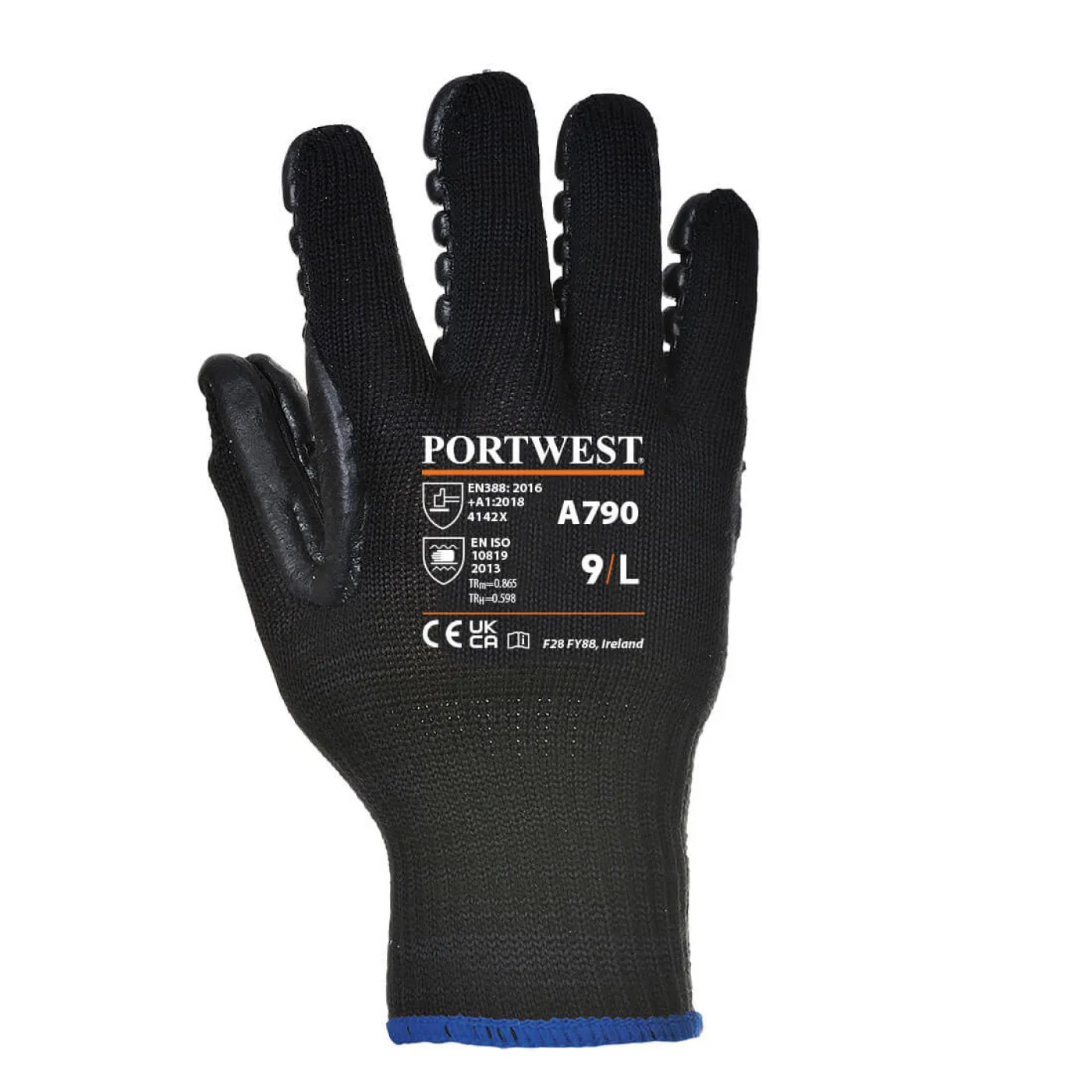 A790 - Manuși Anti Vibration / Portwest / Mănuși de protecție antivibrații
