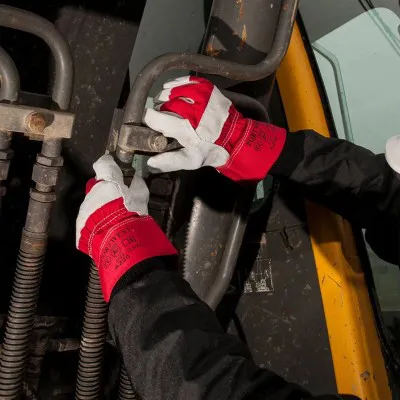 A220 - Mănuși Premium Chrome Rigger / Portwest / Mănuși de protecție din piele cu textil