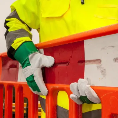 A220 - Mănuși Premium Chrome Rigger / Portwest / Mănuși de protecție din piele cu textil