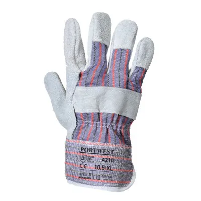 A210 - Mănuși Canadian Rigger / Portwest / Mănuși de protecție din piele cu textil