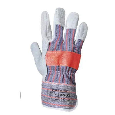 A209 - Mănuși Classic Canadian Rigger / Portwest / Mănuși de protecție din piele cu textil