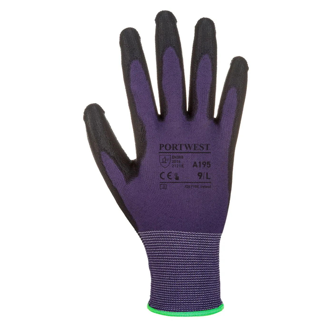 A195 - Mănuși PU- Touchscreen / Portwest / Mănuși de protecție din material textil impregnate