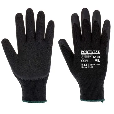 A150 - Mănuși Classic Grip / Portwest / Mănuși de protecție din material textil impregnate