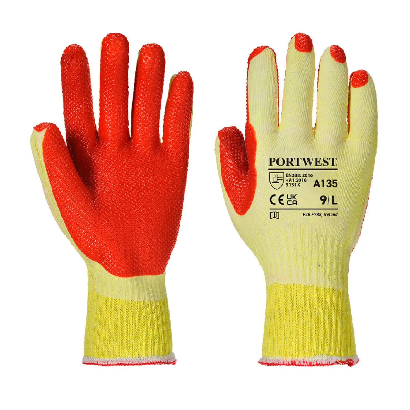 A135 - Mănuși Tough Grip / Portwest / Mănuși de protecție din material textil impregnate