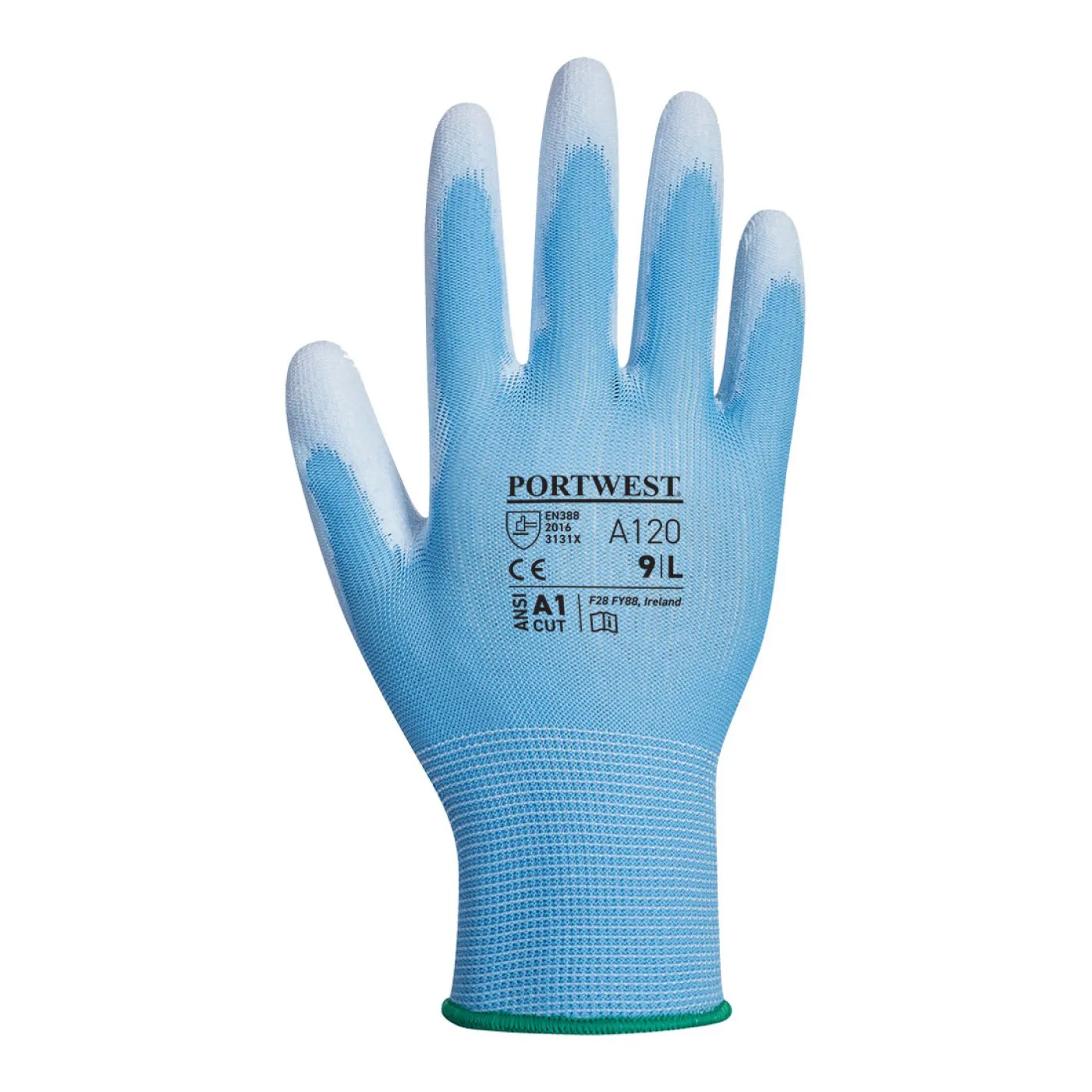 A120 - Mănuși PU Palm / Portwest / Mănuși de protecție din material textil impregnate