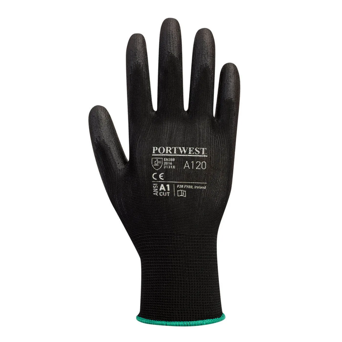 A120 - Mănuși PU Palm / Portwest / Mănuși de protecție din material textil impregnate