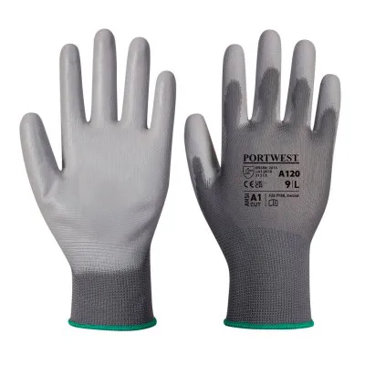 A120 - Mănuși PU Palm / Portwest / Mănuși de protecție din material textil impregnate