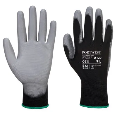 A120 - Mănuși PU Palm / Portwest / Mănuși de protecție din material textil impregnate