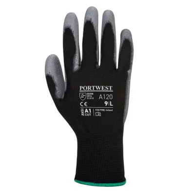 A120 - Mănuși PU Palm / Portwest / Mănuși de protecție din material textil impregnate
