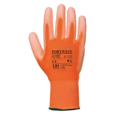 A120 - Mănuși PU Palm / Portwest / Mănuși de protecție din material textil impregnate
