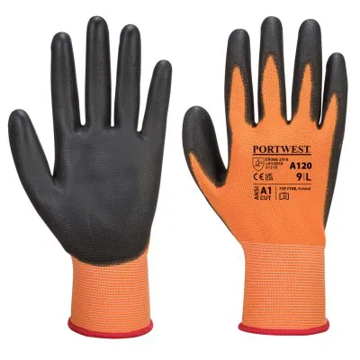 A120 - Mănuși PU Palm / Portwest / Mănuși de protecție din material textil impregnate