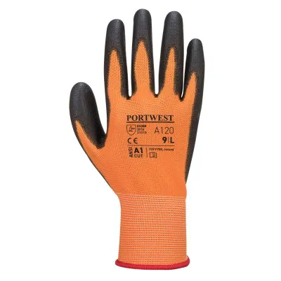 A120 - Mănuși PU Palm / Portwest / Mănuși de protecție din material textil impregnate