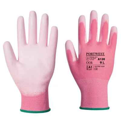 A120 - Mănuși PU Palm / Portwest / Mănuși de protecție din material textil impregnate