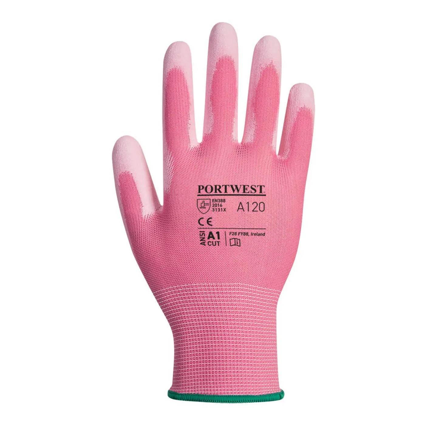 A120 - Mănuși PU Palm / Portwest / Mănuși de protecție din material textil impregnate
