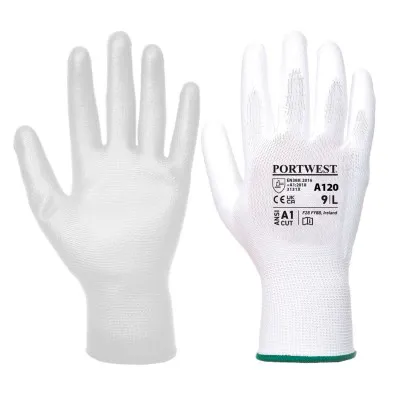 A120 - Mănuși PU Palm / Portwest / Mănuși de protecție din material textil impregnate