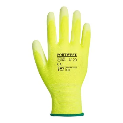 A120 - Mănuși PU Palm / Portwest / Mănuși de protecție din material textil impregnate
