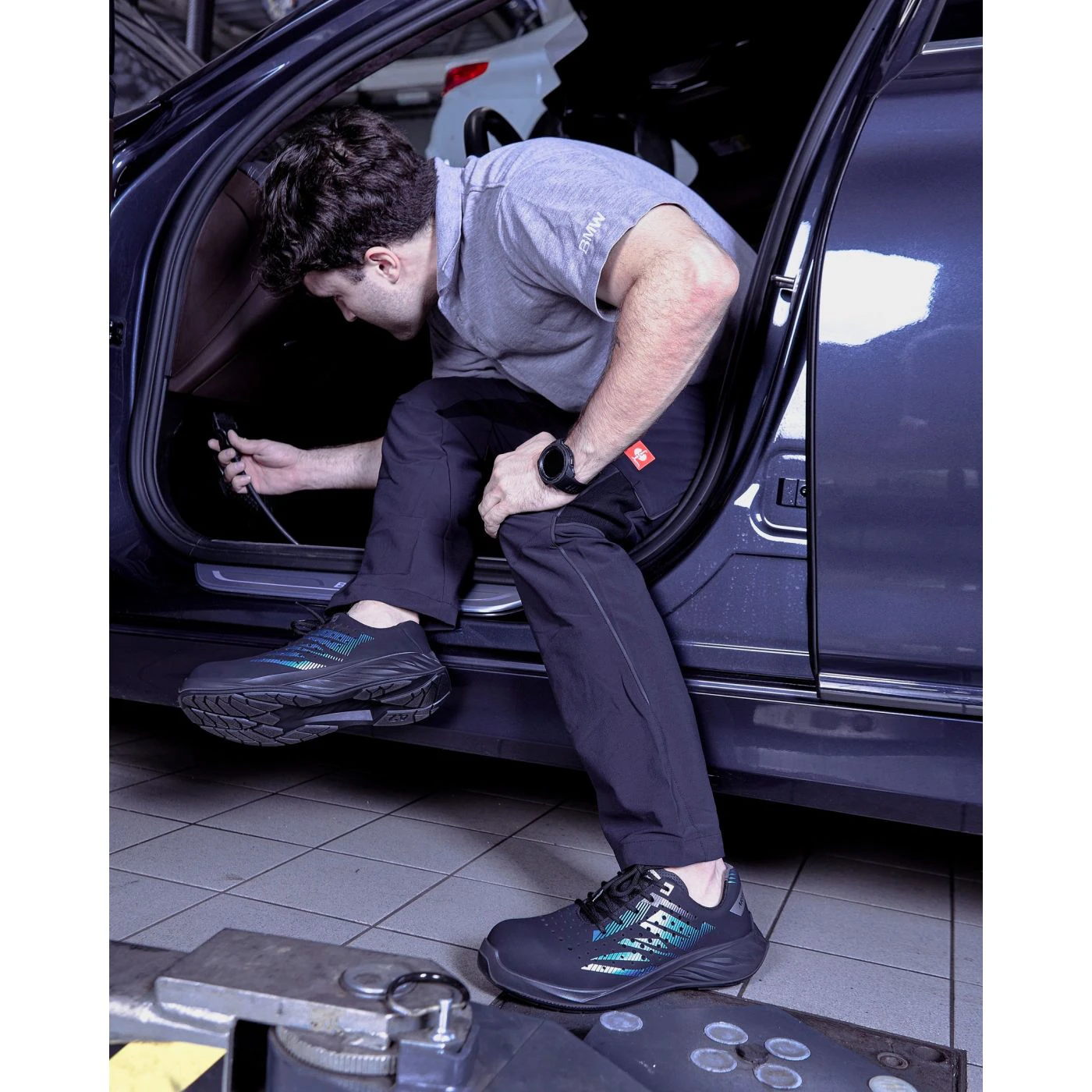 Pantofi de protecție ARDOR 330 AIR 611460 S1 PL ESD / Artra / Încălțăminte de protecție S1PL