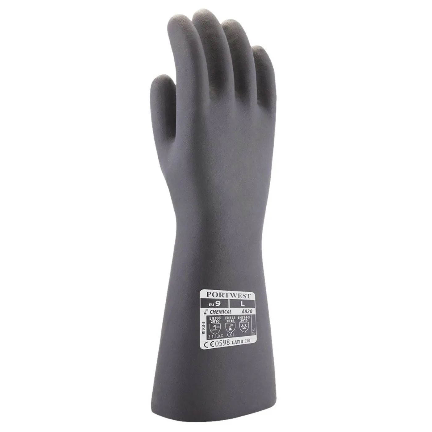 A820 - Mănuși de protecție chimică de Neopren / Portwest / Mănuși de protecție chimică