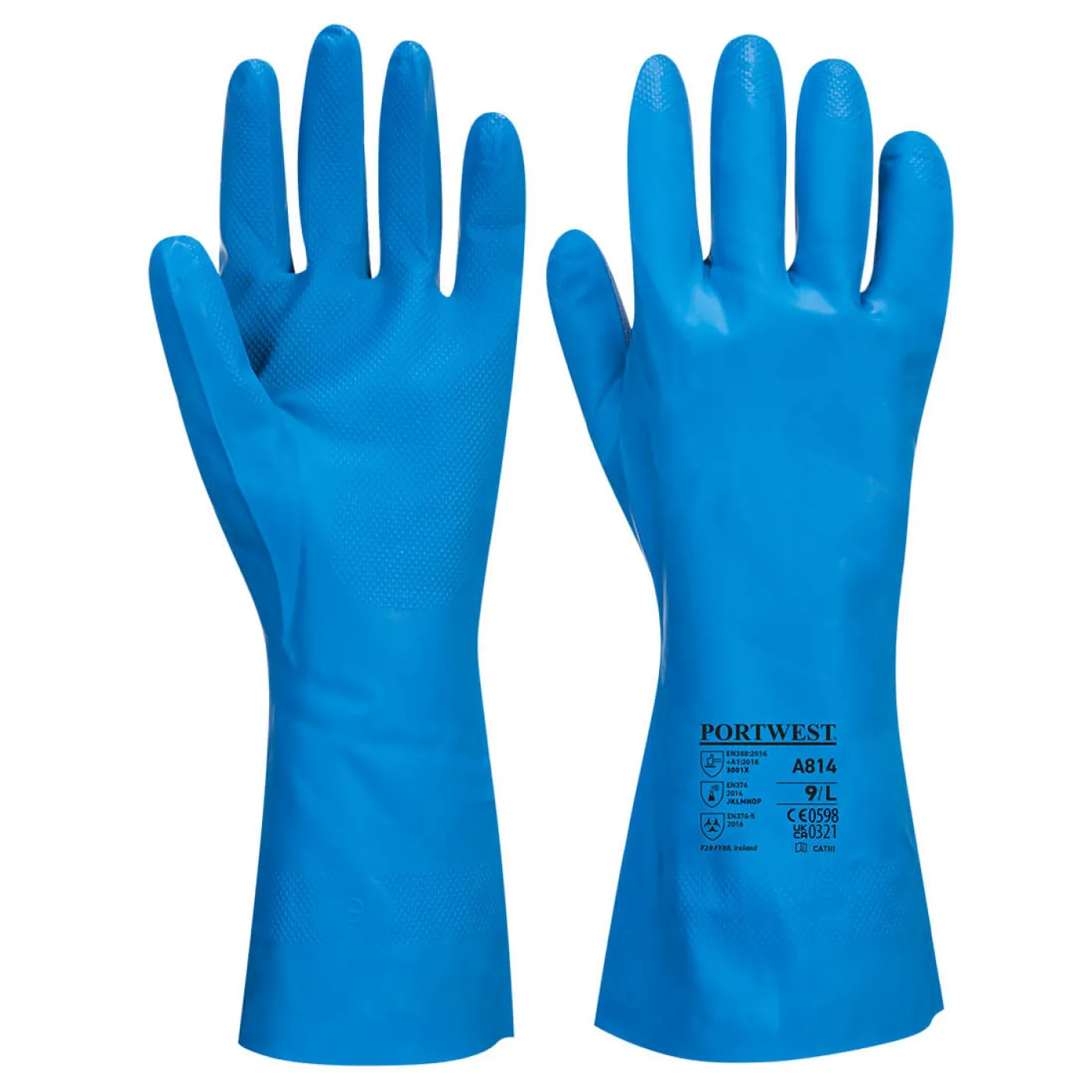 A814 - Mănuși Nitril Food Approved / Portwest / Mănuși de protecție chimică