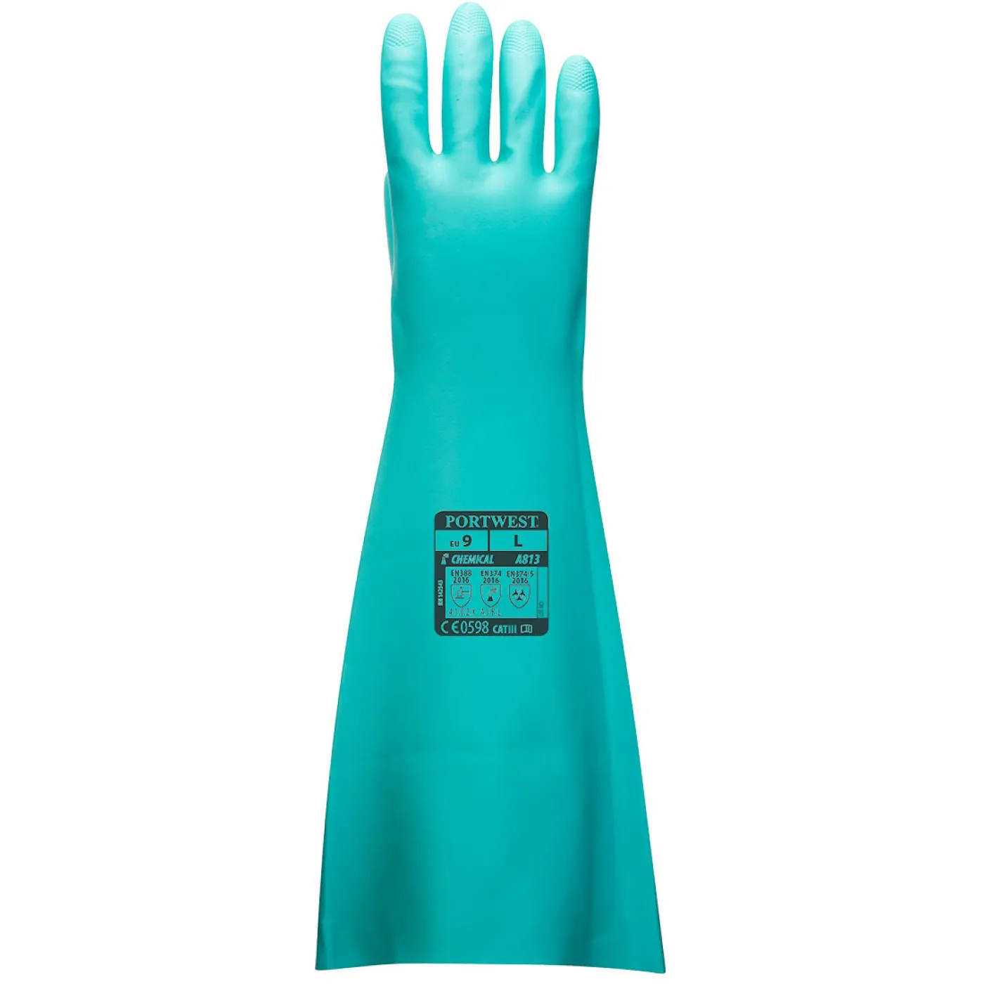 A813 - Mănuși Nitril extra lungi 48 cm / Portwest / Mănuși de protecție chimică