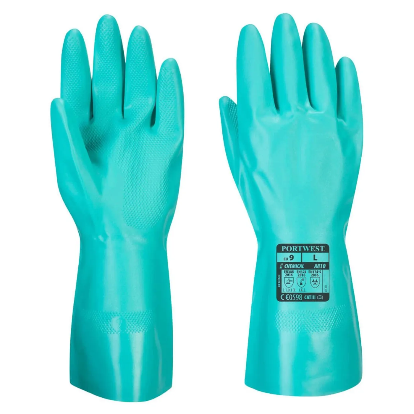 A810 - Mănuși de protecție chimică Nitrosafe Chemical / Portwest / Mănuși de protecție chimică