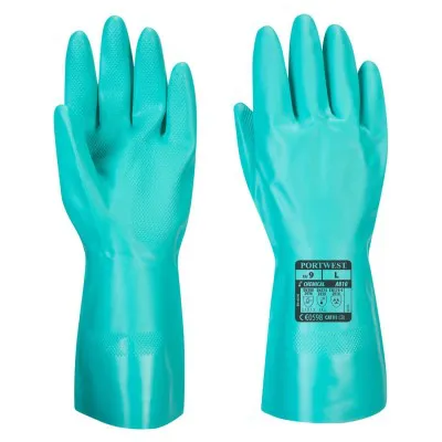 A810 - Mănuși de protecție chimică Nitrosafe Chemical / Portwest / Mănuși de protecție chimică