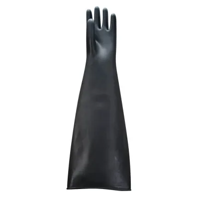 A802 - Mănuși Latex Cauciuc Heavyweight 44 cm / Portwest / Mănuși de protecție chimică