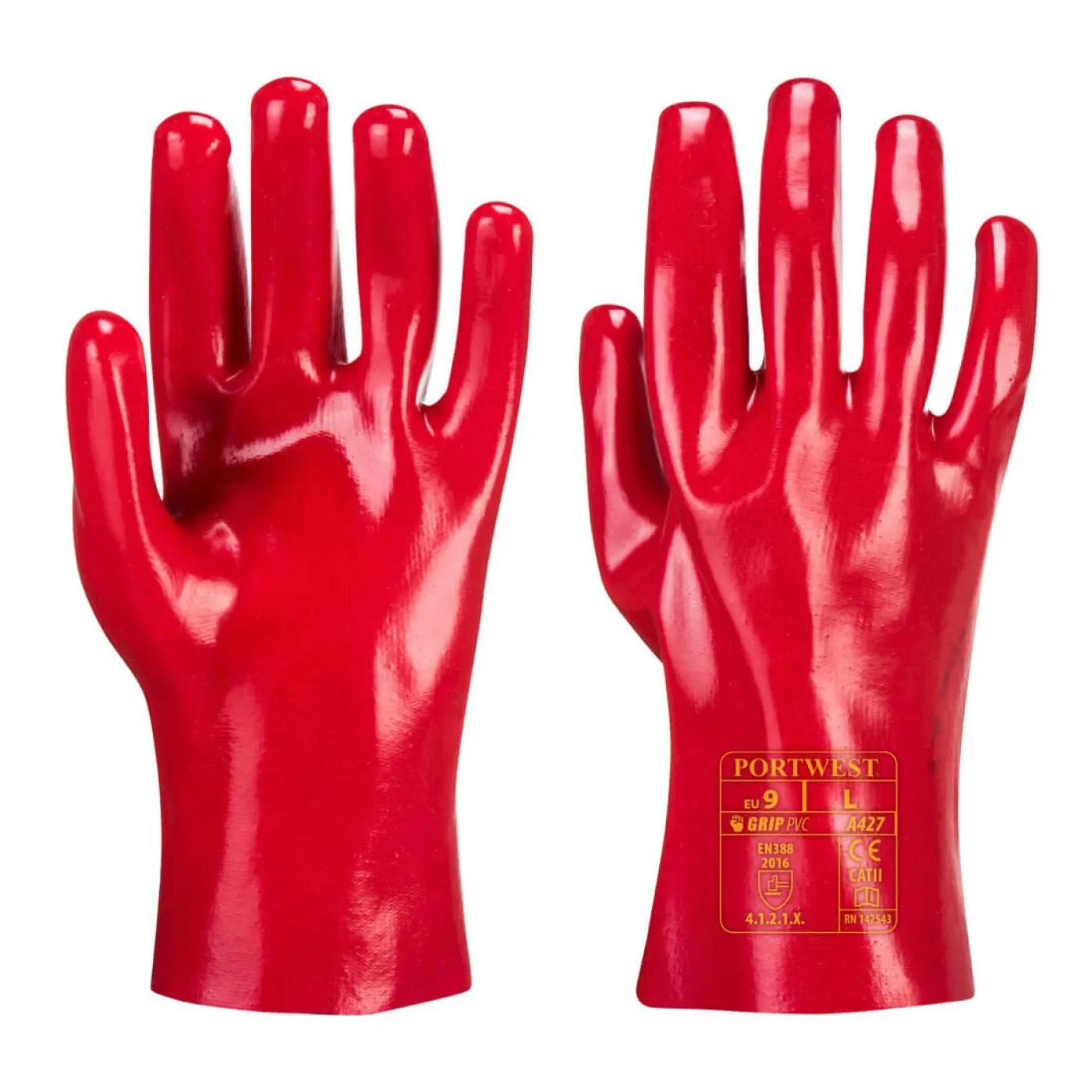 A427 - Mănuși din PVC 27 cm / Portwest / Mănuși de protecție chimică