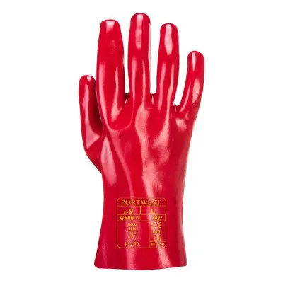 A427 - Mănuși din PVC 27 cm / Portwest / Mănuși de protecție chimică