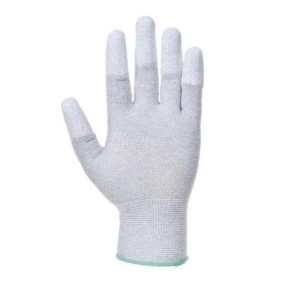 A198 - Mănuși antistatice PU Fingertip / Portwest / Mănuși de protecție antistatice ESD