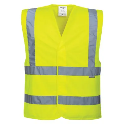 C470 - Vestă HiVis Two Band & Brace / Portwest / Veste de lucru și de semnalizare