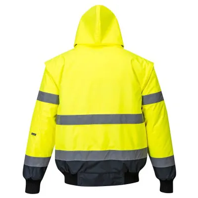 C465 - Jachetă HiVis Contrast Bomber 3-in-1 / Portwest / Jachete și geci