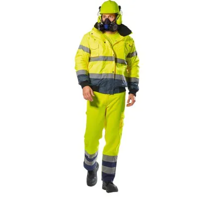 C465 - Jachetă HiVis Contrast Bomber 3-in-1 / Portwest / Jachete și geci