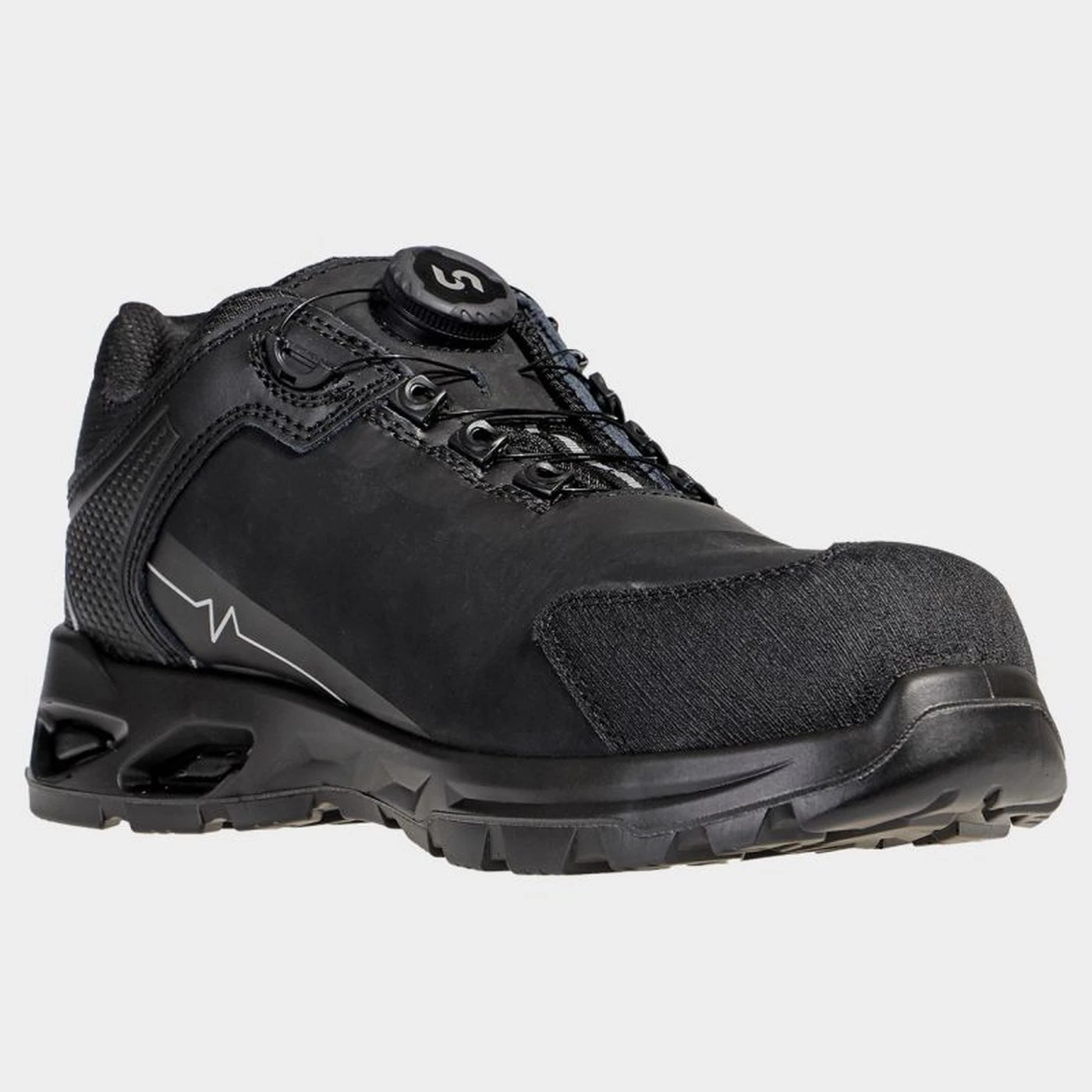 Pantofi de lucru RULER LOW S3S SR BLACK / Stenso / Încălțăminte de protecție S3S