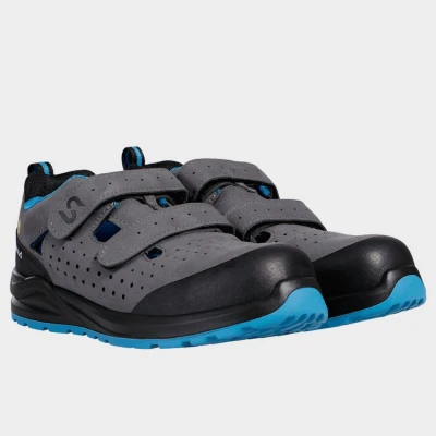 Sandale de protecție JETT S1PS ESD GRI/NEGRU / Stenso / Sandale de protecție, saboți de lucru, galoși din PVC