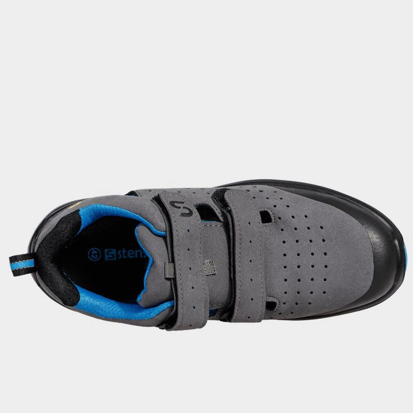 Sandale de protecție JETT S1PS ESD GRI/NEGRU / Stenso / Sandale de protecție, saboți de lucru, galoși din PVC