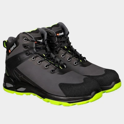 Bocanci de protecție RULER S3S SR GREY/GREEN / Stenso / Încălțăminte de protecție S3S