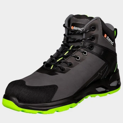 Bocanci de protecție RULER S3S SR GREY/GREEN / Stenso / Încălțăminte de protecție S3S
