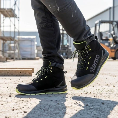 Ghete de lucru JETT GREEN ANKLE MF S3 / Stenso / Încălțăminte de protecție S3