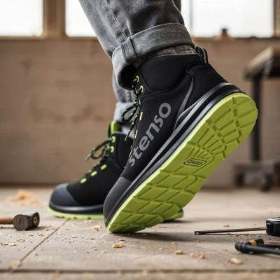 Ghete de lucru JETT GREEN ANKLE MF S3 / Stenso / Încălțăminte de protecție S3